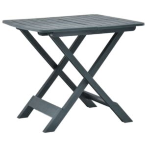 U24 izvelkamais dārza galds, zaļš, 79 x 72 x 70 cm, plastmasa