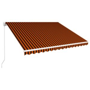 U24 manuāli ievelkams nojume, 400 x 300 cm, oranža un brūna