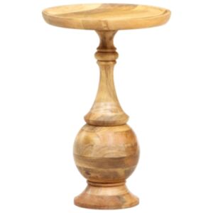U24 apaļš papildu galds 43 x 43 x 66 cm izturīgs mango koks