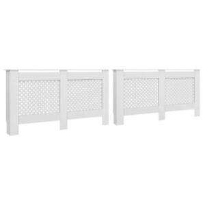 U24 radiatora vāki 2 gab., Balti, 152 x 19 x 81,5 cm, MDF