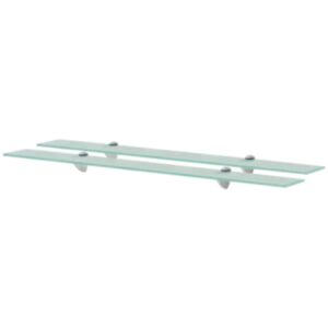 U24 sienas plaukti 2 gab. Stikls 90 x 10 cm 8 mm