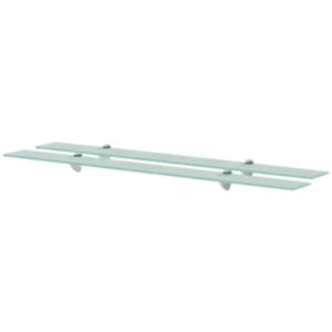 U24 sienas plaukti 2 gab. Stikls 100 x 10 cm 8 mm