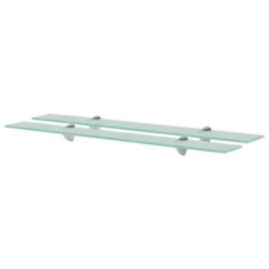 U24 sienas plaukti 2 gab. Stikls 80 x 20 cm 8 mm