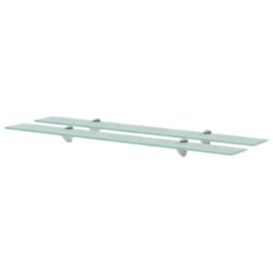 U24 sienas plaukti 2 gab. Stikls 90 x 20 cm 8 mm