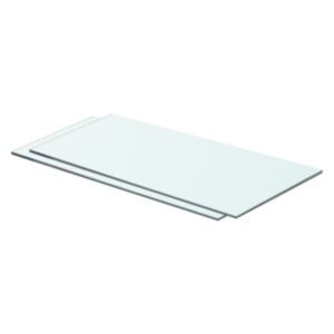 Pood24 riiulid 2 klaasist paneeli 60 x 25 cm