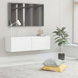 U24 тумба под ТВ, белый, 100 x 30 x 30 см, ДСП