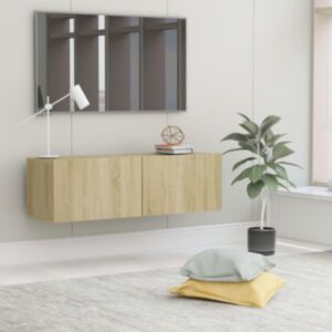 U24 Тумба под ТВ, дуб Сонома, 100 x 30 x 30 см, ДСП