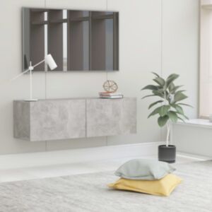 U24 Тумба под ТВ, бетонный зал, 100 x 30 x 30 см, ДСП