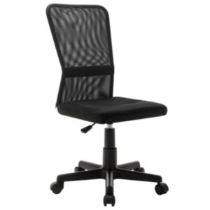 U24 biroja krēsls melns, 44 x 52 x 100 cm, acu audums