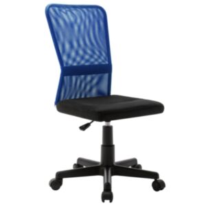 U24 biroja krēsls melns un zils, 44 x 52 x 100 cm, acu audums