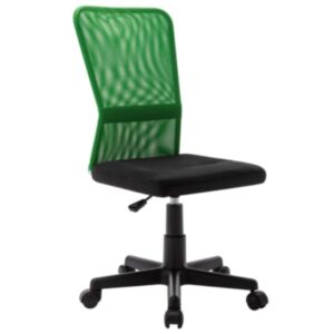 U24 biroja krēsls melns un zaļš, 44 x 52 x 100 cm, acu audums