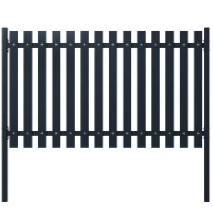 Садовая панель U24, серый антрацит, 174,5 x 100 см, сталь с порошковым покрытием