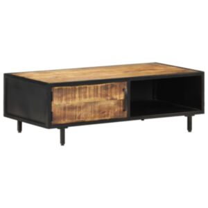 Pood24 kohvilaud, 105 x 50 x 35 cm, töötlemata mangopuit
