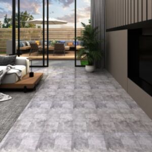Pood24 PVC-st põrandalauad 5,02 m², 2 mm, iseliimuv, tsementpruun