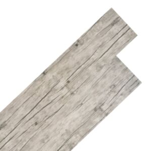 U24 PVC grīdas dēļi 4,46 m², 3 mm gaiši pelēki