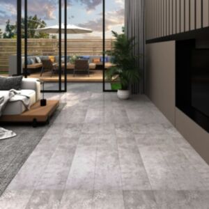 U24 PVC grīdas dēļi 5,26 m², 2 mm malti pelēki