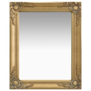 U24 baroka stila sienas spogulis 50 x 60 cm, zelts