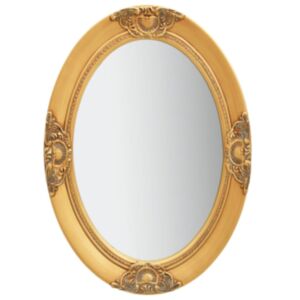 U24 baroka stila sienas spogulis 50 x 70 cm, zelts