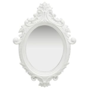 U24 pils stila sienas spogulis 56 x 76 cm, balts