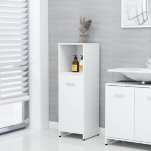 U24 vannas istabas skapis balts 30 x 30 x 95 cm skaidu plātne
