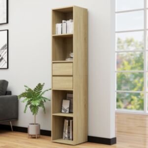 Pood24 raamaturiiul Sonoma tamm 36 x 30 x 171 cm puitlaastplaat