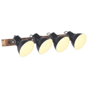Pood24 tööstuslik seinalamp must 90 x 25 cm E27