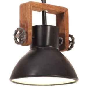 Pood24 tööstuslik laelamp 25 W must, ümmargune 19 cm E27