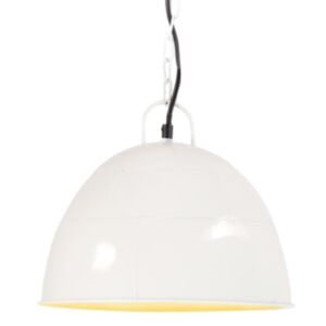 Pood24 tööstuslik vanaaegne laelamp 25 W valge, ümmargune 31 cm E27