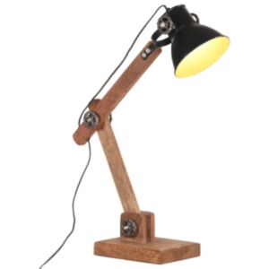 U24 industriālā galda lampa, melna, apaļa 58x18x90 cm E27
