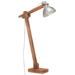 U24 grīdas lampa, sudrabs, mango koks, E27