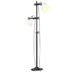 U24 grīdas lampa ar 2 toņiem, balta E27, čuguns