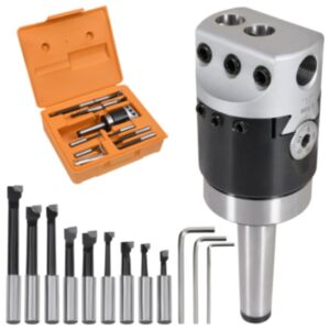 U24 15 gab. Urbumu pagriešanas instrumentu komplekts 50 mm galva MT2-F1-12