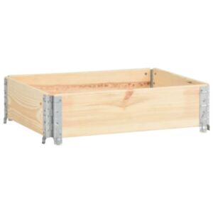 U24 augstā stādīšanas platforma 60 x 80 cm izturīga priedes koksne