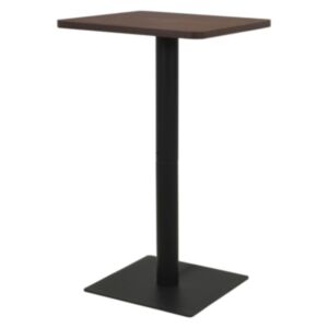 Pood24 bistroolaud tume saar, 70 x 70 x 107 cm