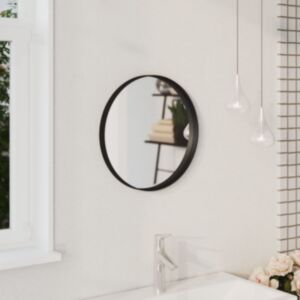 Pood24 seinapeegel, must, 40 cm