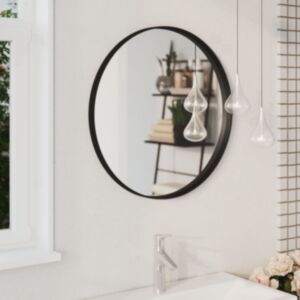 Pood24 seinapeegel, must, 60 cm