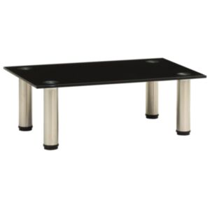 U24 TV statīvs melns 40 x 35 x 17 cm rūdīts stikls