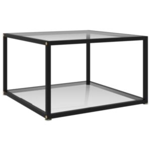 Чайный стол U24, прозрачный, 60 x 60 x 35 см, закаленное стекло