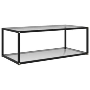 Чайный стол U24, прозрачный, 100 x 50 x 35 см, закаленное стекло