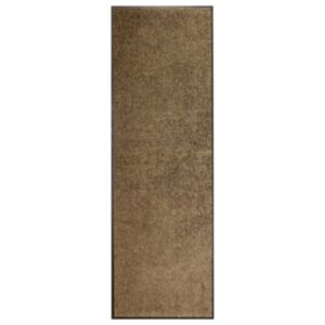 U24 durvju paklājs mazgājams, brūns, 60 x 180 cm