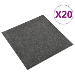U24 grīdas flīzes 20 gab., 5 m², 50 x 50 cm, antracīta pelēkas