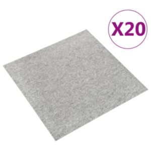 U24 grīdas flīzes 20 gab., 5 m², 50 x 50 cm, gaiši pelēkas