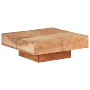 U24 kafijas galdiņš 80 x 80 x 28 cm, akācijas koks