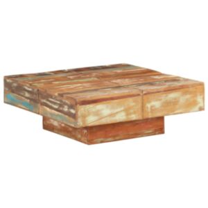 U24 kafijas galdiņš 80 x 80 x 28 cm, pārstrādāts koks