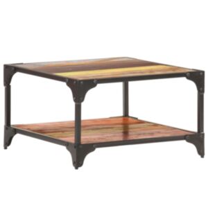 Журнальный стол U24, 60 x 60 x 35 см, реставрированное дерево
