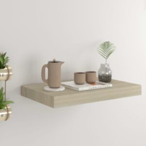 U24 sienas plaukts, ozolkoka krāsā, 40 x 23 x 3,8 cm MDF