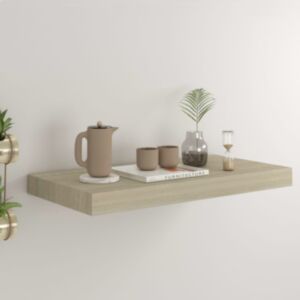 U24 sienas plaukts, ozolkoka krāsa, 50 x 23 x 3,8 cm MDF