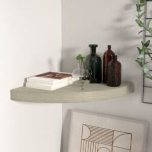 U24 stūra plaukts, ozols, 35 x 35 x 3,8 cm MDF