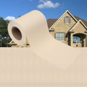 U24 dārza privātuma pārsegs, PVC 35 x 0,19 m, krēms