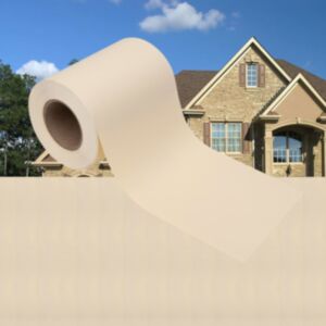 U24 dārza privātuma pārsegs, PVC 70 x 0,19 m, krēms